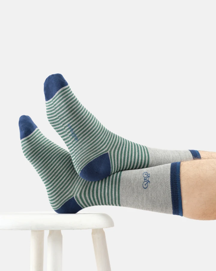Socken Modell: Bike Stripes
