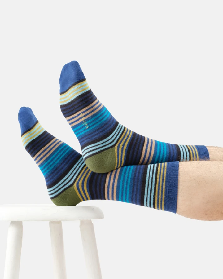 Socken Modell: Strata Stripe