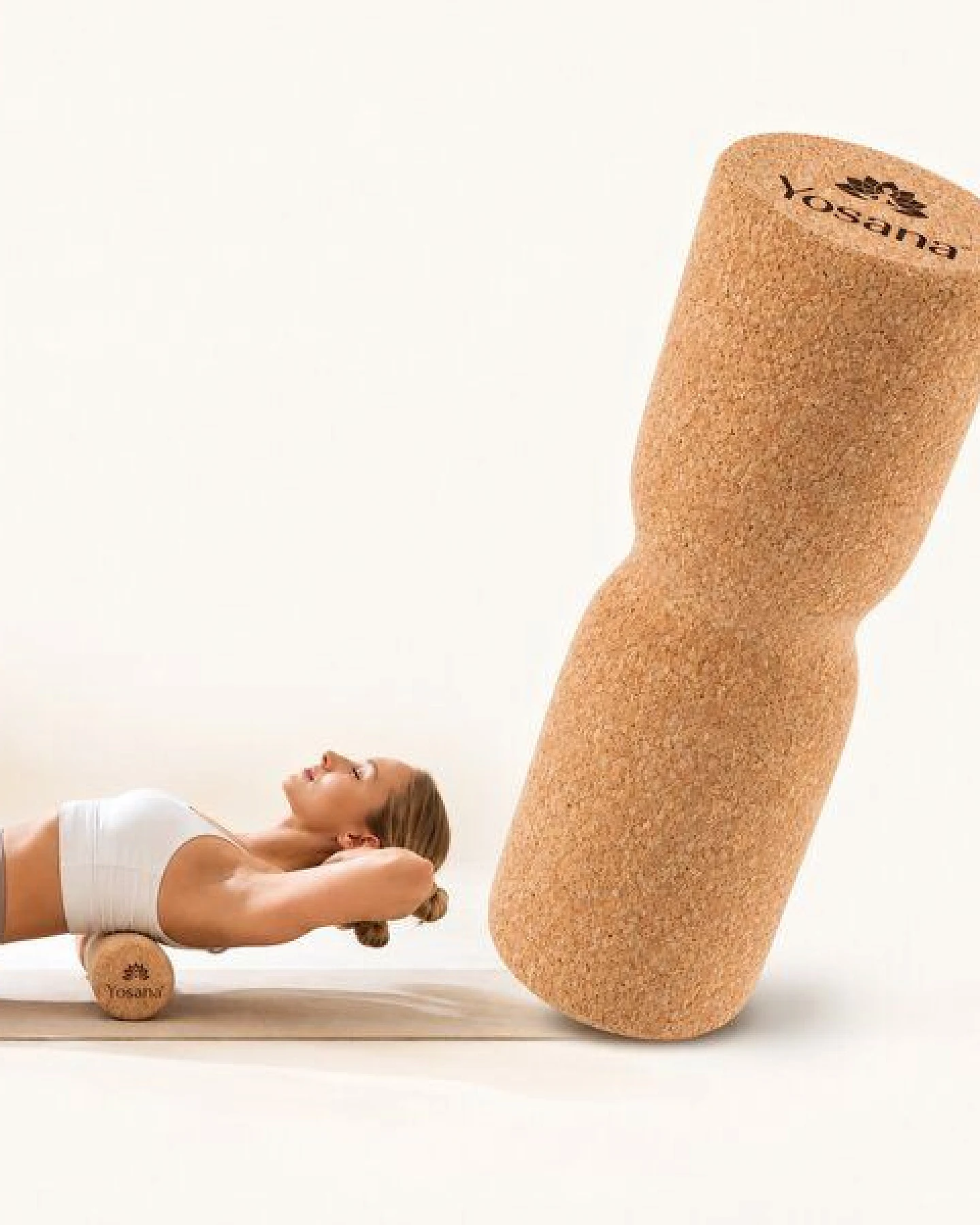 Yosana Faszienrolle Kork 30x10cm – Ansicht 2
