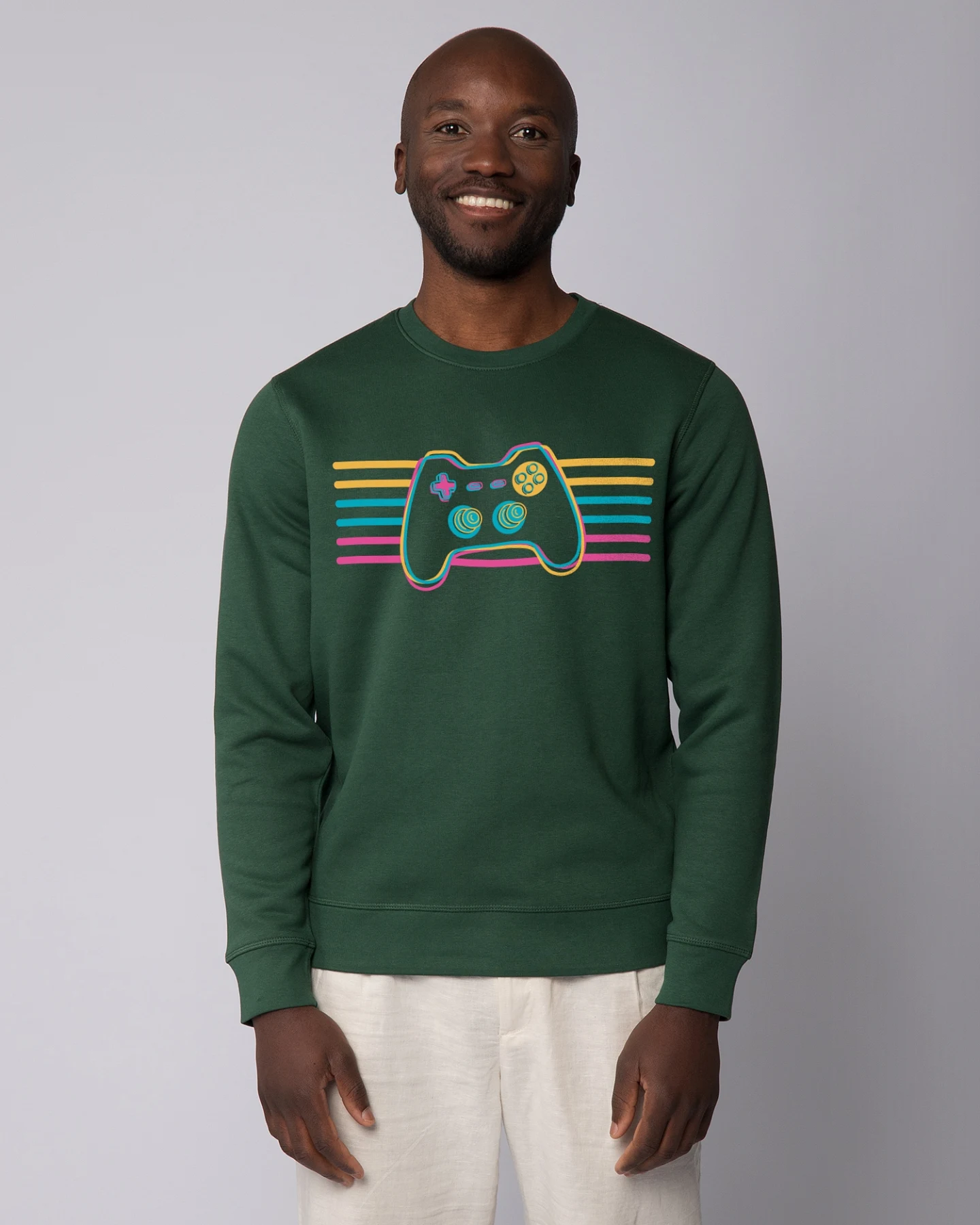 Watapparel Sweatshirt Retro Joystick – Ansicht 2