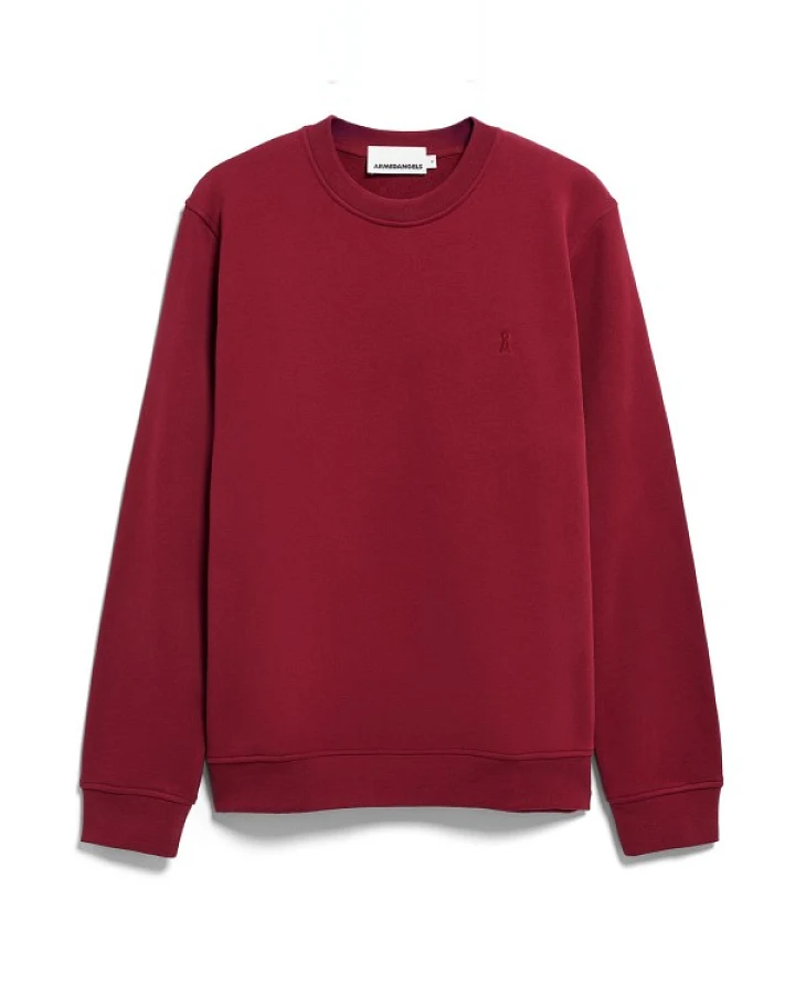 ARMEDANGELS - Baaro Fleece - Pullover Gr L rot