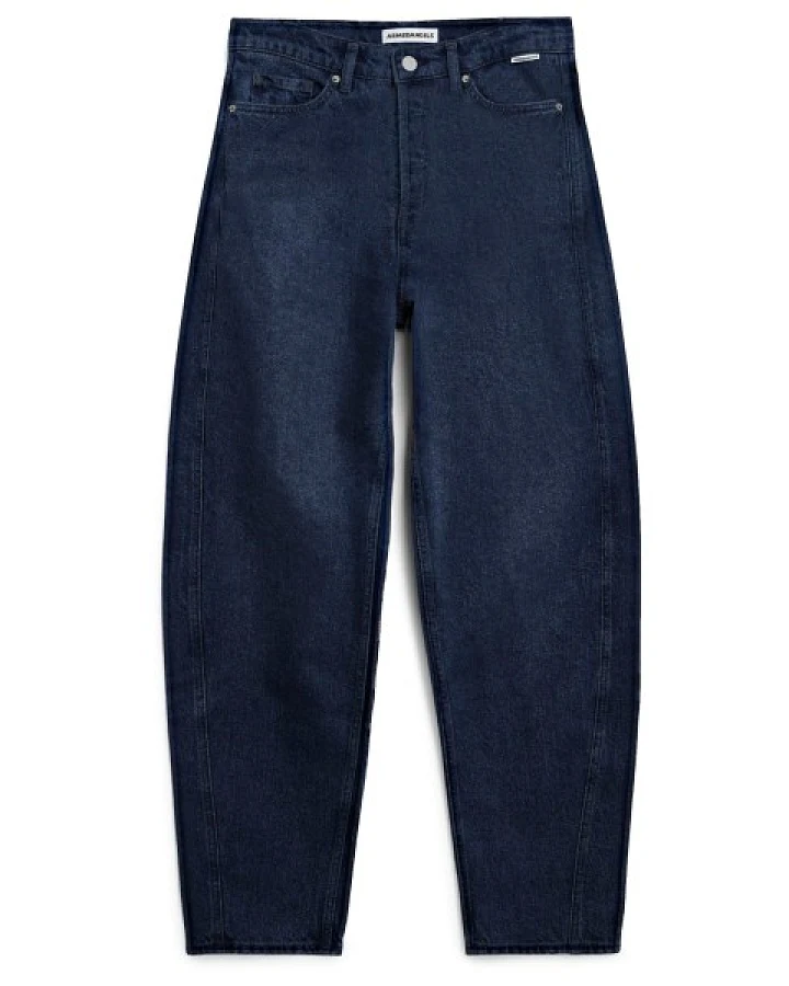 ARMEDANGELS - Women's Baarly High Waist Barrel Jeans - Jeans Gr 42-44 - Length: 32'' blau
