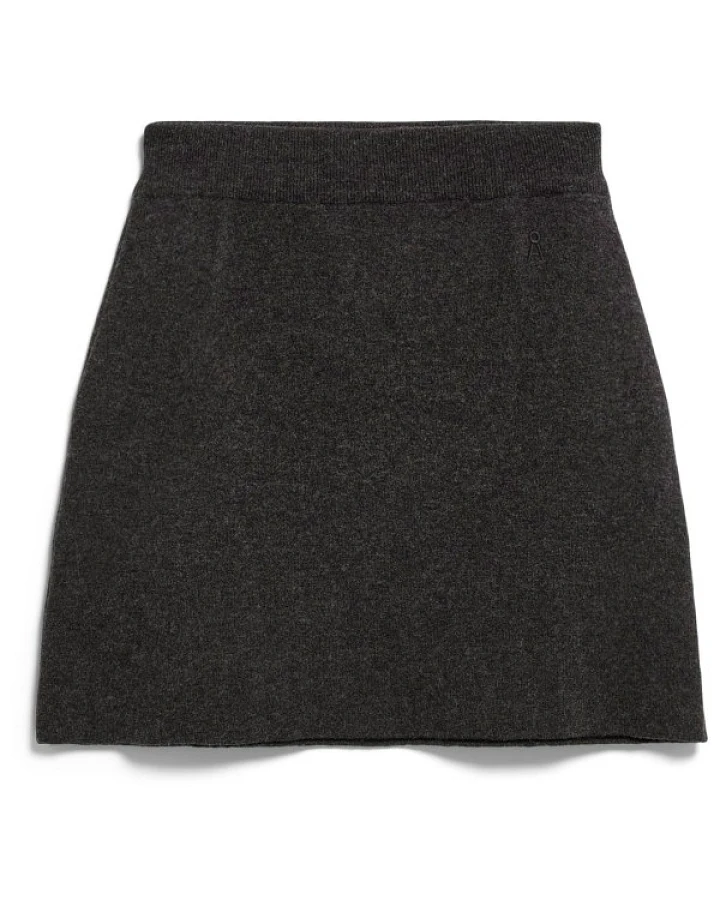 ARMEDANGELS - Women's Cotton-Wool Mini Knit Skirt - Rock Gr XS schwarz
