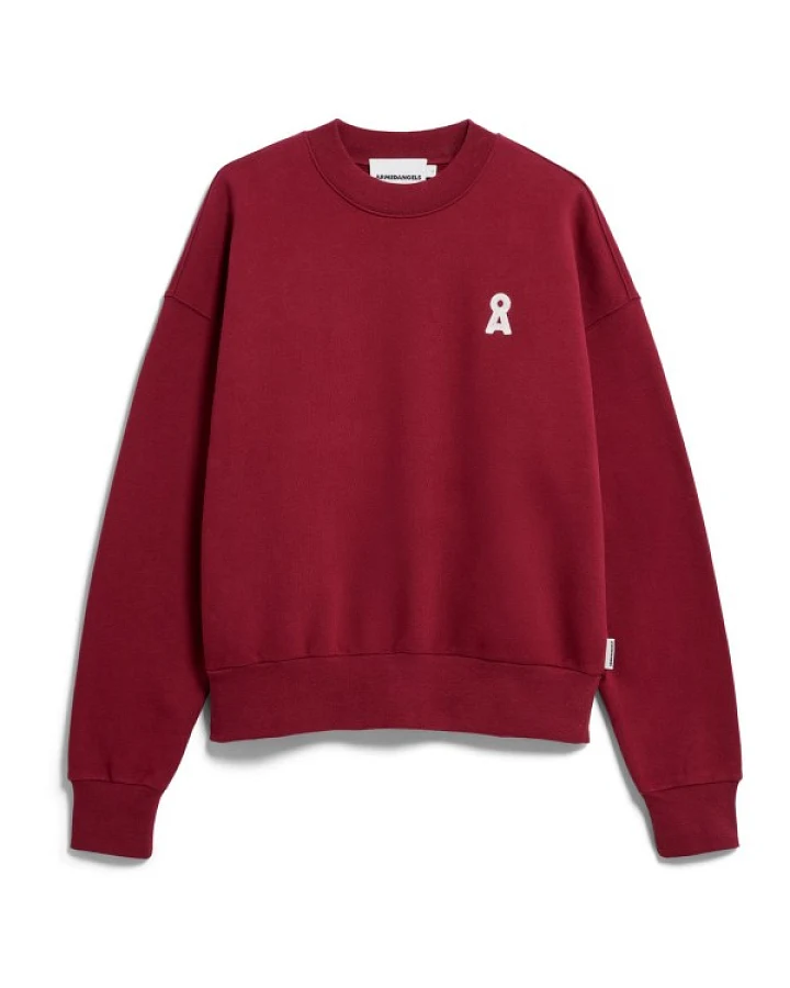 Produktseite: ARMEDANGELS - Women's Iconic Å Alizaa Sweat - Pullover Gr XS rot