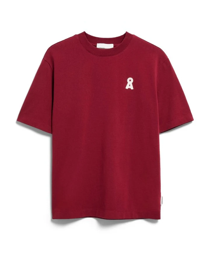 ARMEDANGELS - Women's Tarjaa Å Embro - T-Shirt Gr L rot