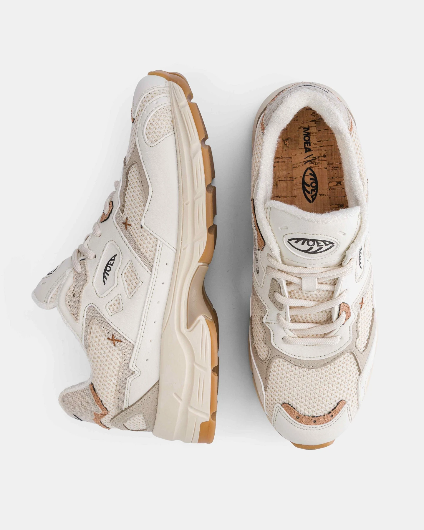 MoEa Herren vegan Sneaker Rush Craft Corn – Ansicht 2