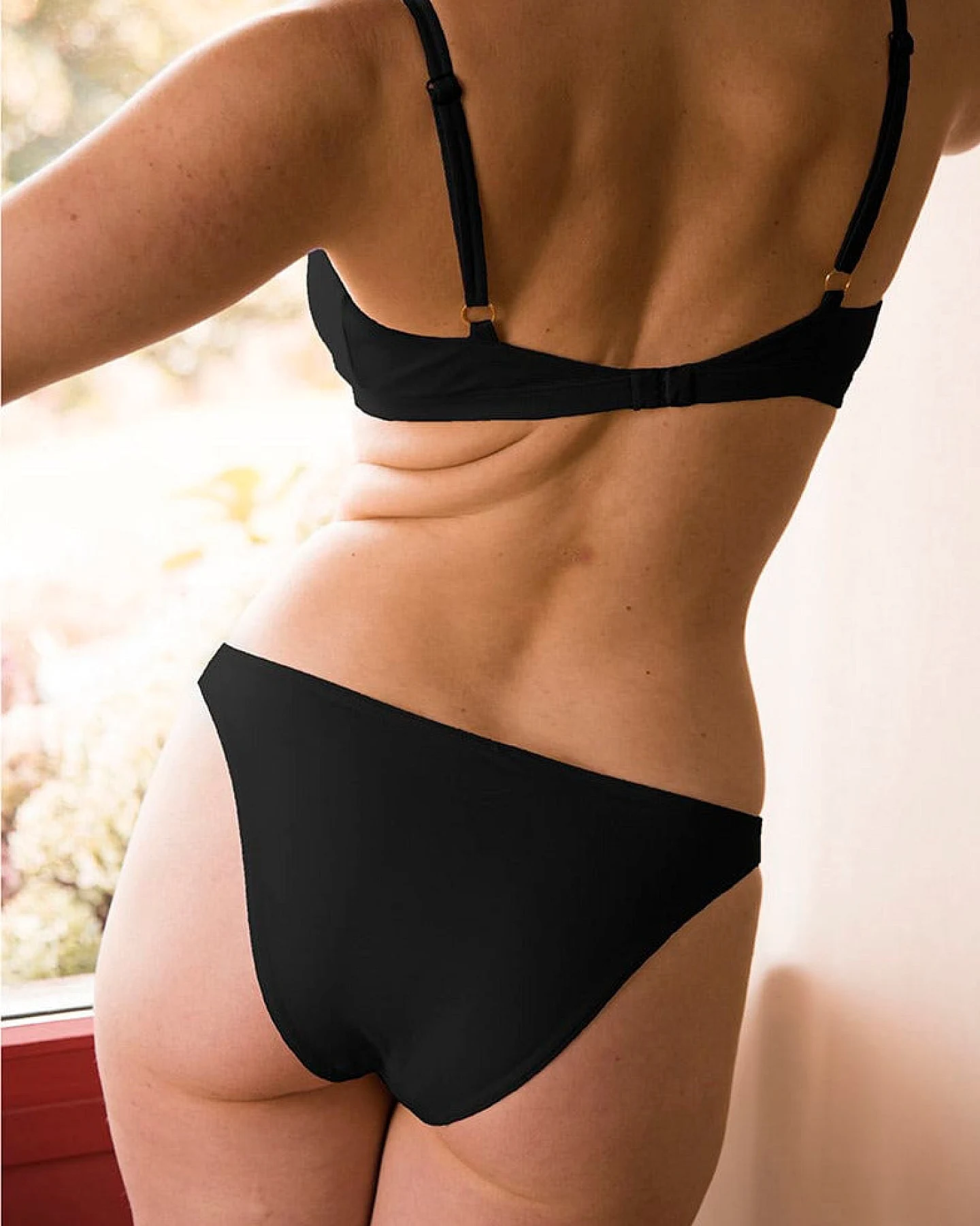 Olly Lingerie Damen vegan Bh Triangle Mei Schwarz – Ansicht 2