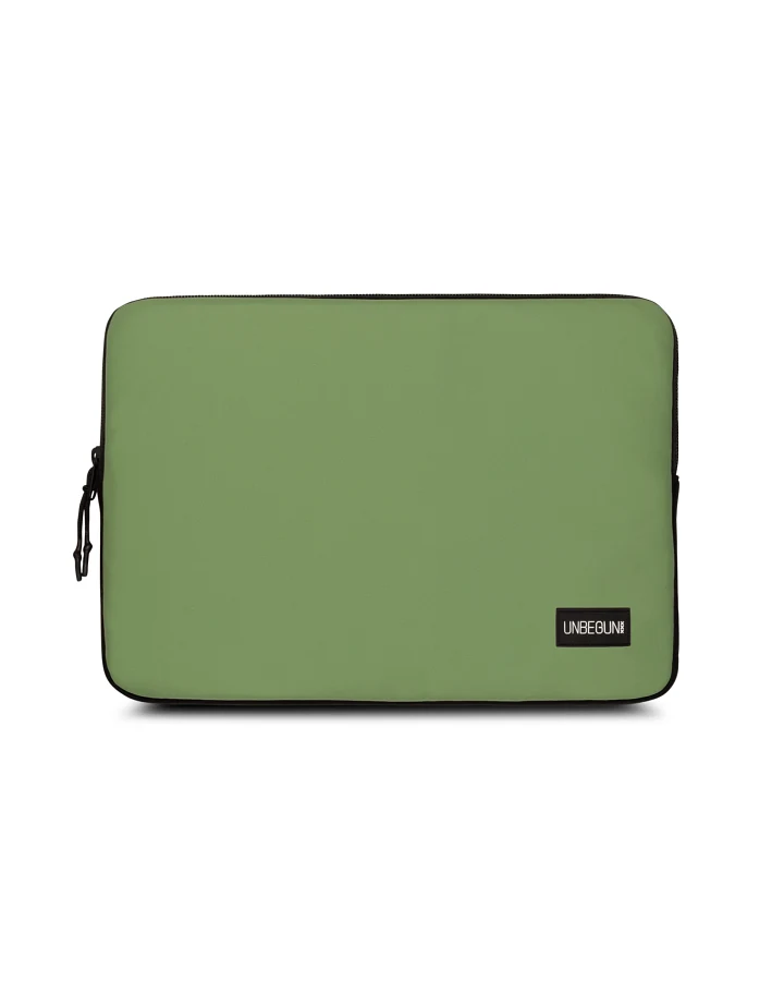 UNBEGUN Herren vegan Laptop-Hülle Hellgrün