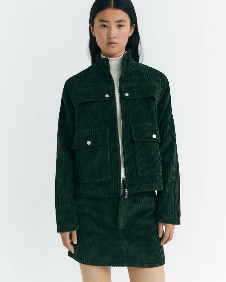 Jacke Celia Corduroy Grün