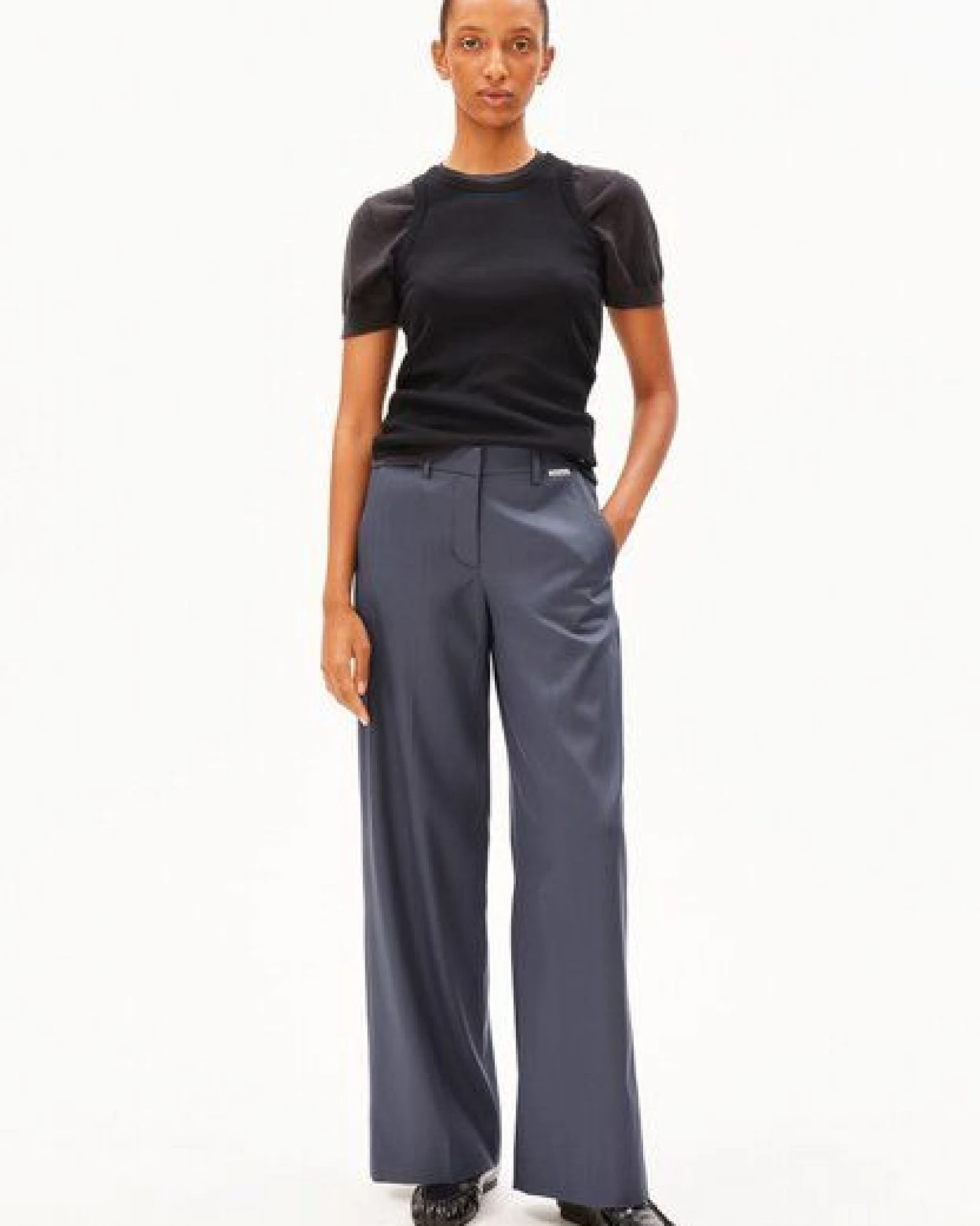 ARMEDANGELS LEANDRAA Damen Webhose aus TENCEL Lyocell Mix – Ansicht 4