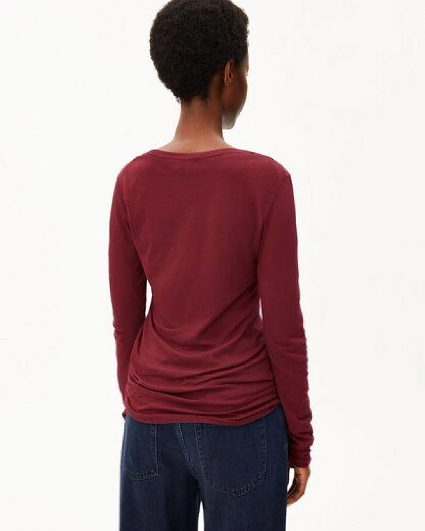 ARMEDANGELS EINIAARA SOFT Damen Longsleeve aus Bio-Baumwolle – Ansicht 2