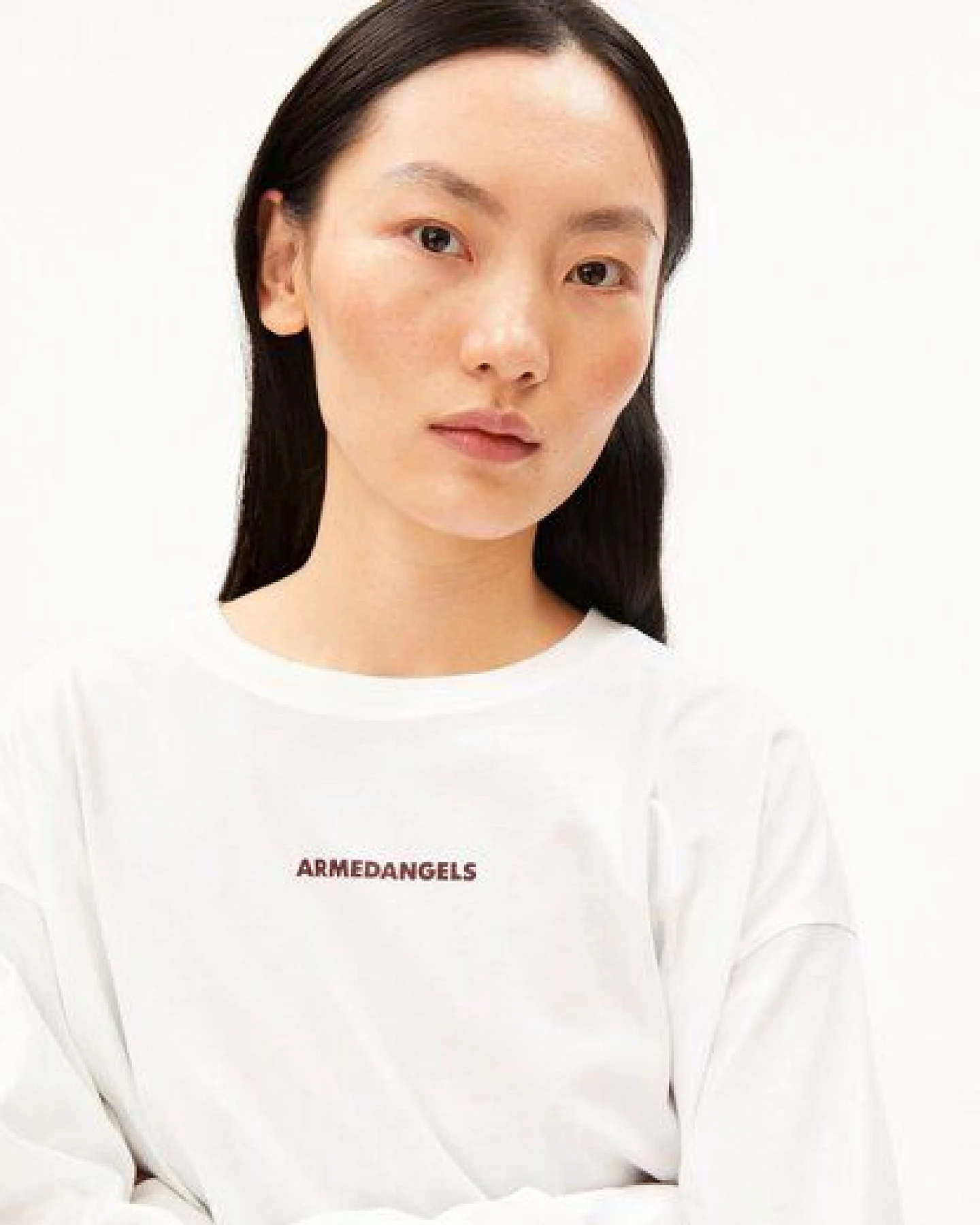 ARMEDANGELS FIETAA SMILE Damen Longsleeve aus Bio-Baumwolle – Ansicht 3