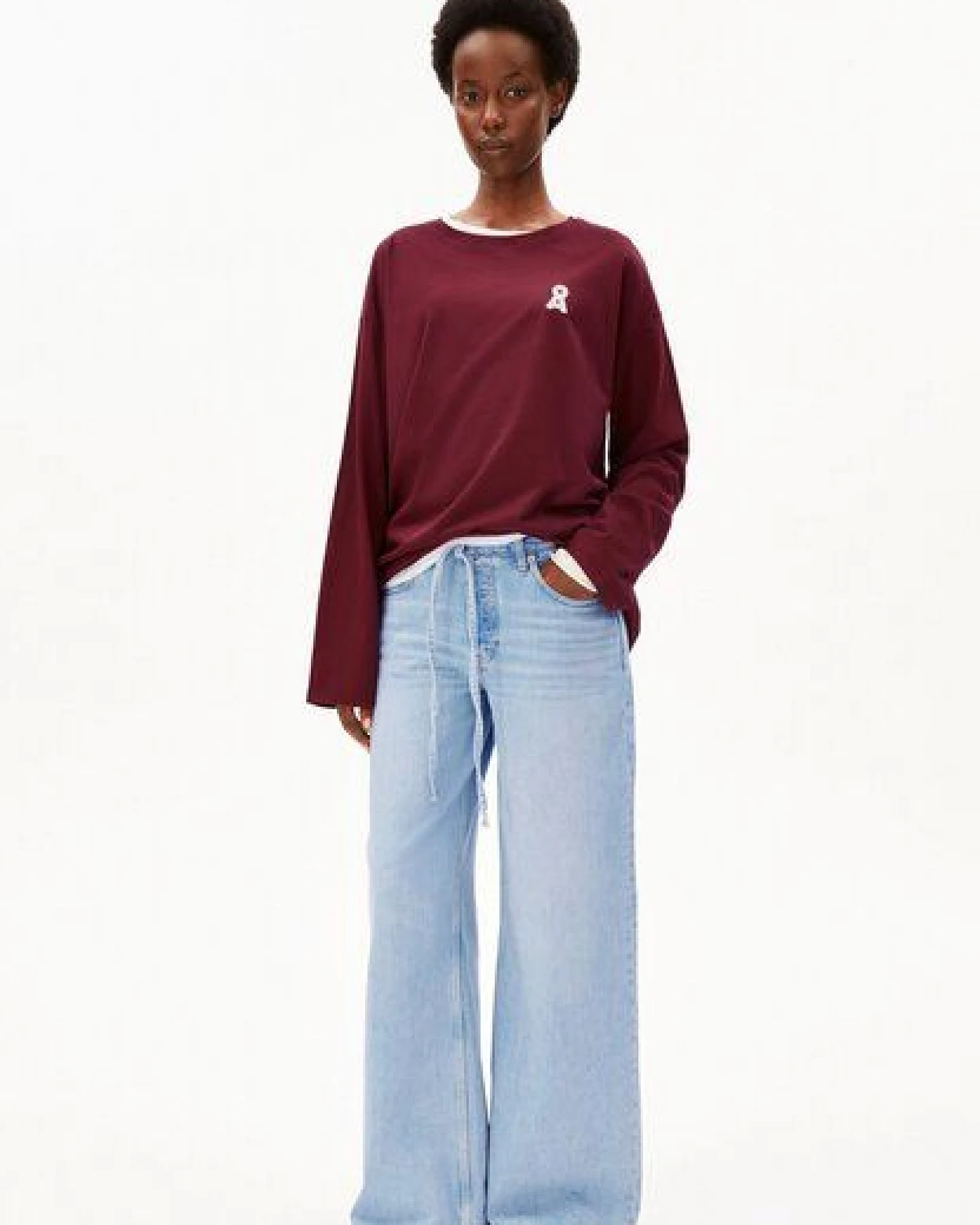 ARMEDANGELS ICONIC Å FIETAA Damen Longsleeve aus Bio-Baumwolle – Ansicht 4