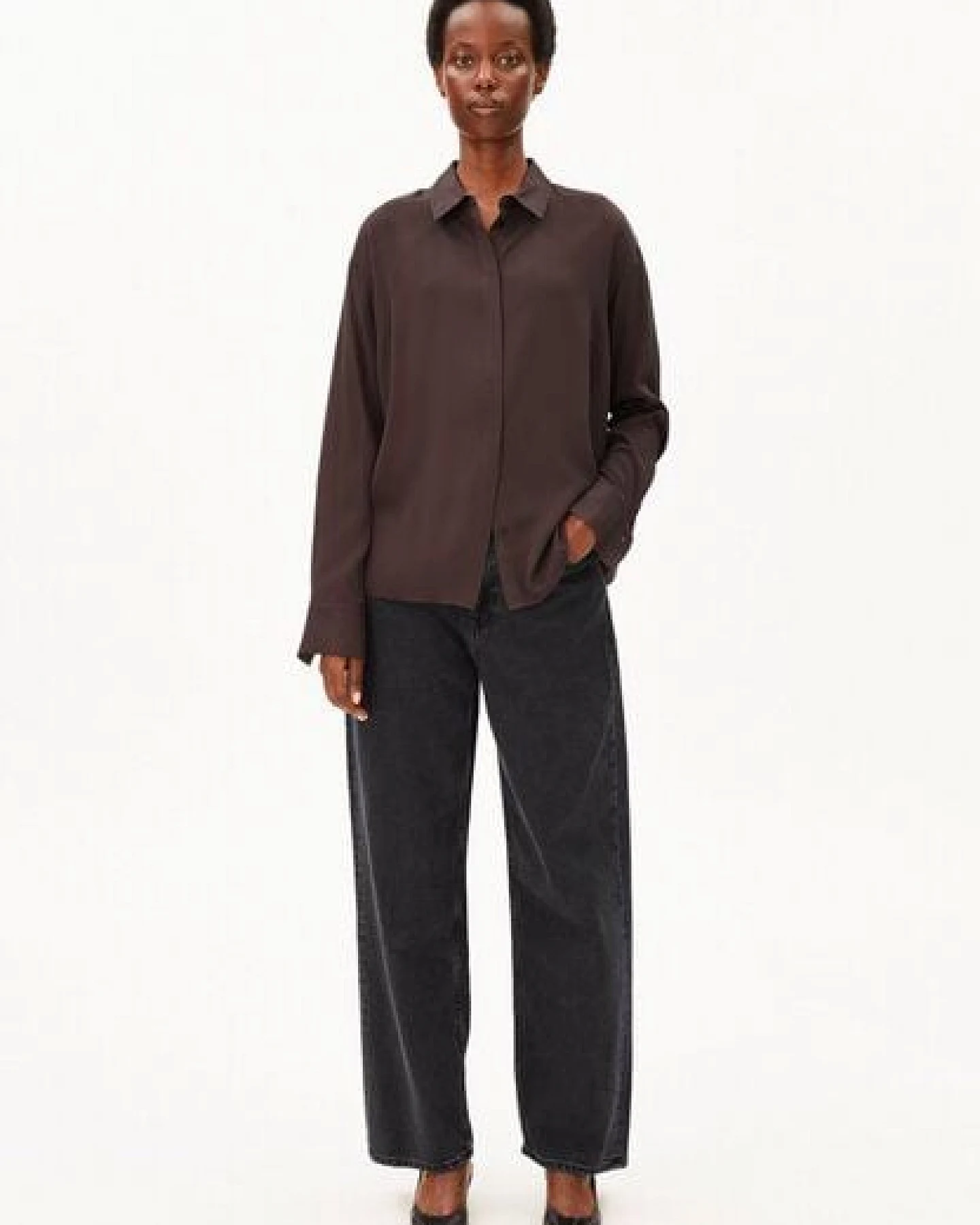 ARMEDANGELS LARISAANA Damen Bluse aus LENZING ECOVERO Viskose – Ansicht 4