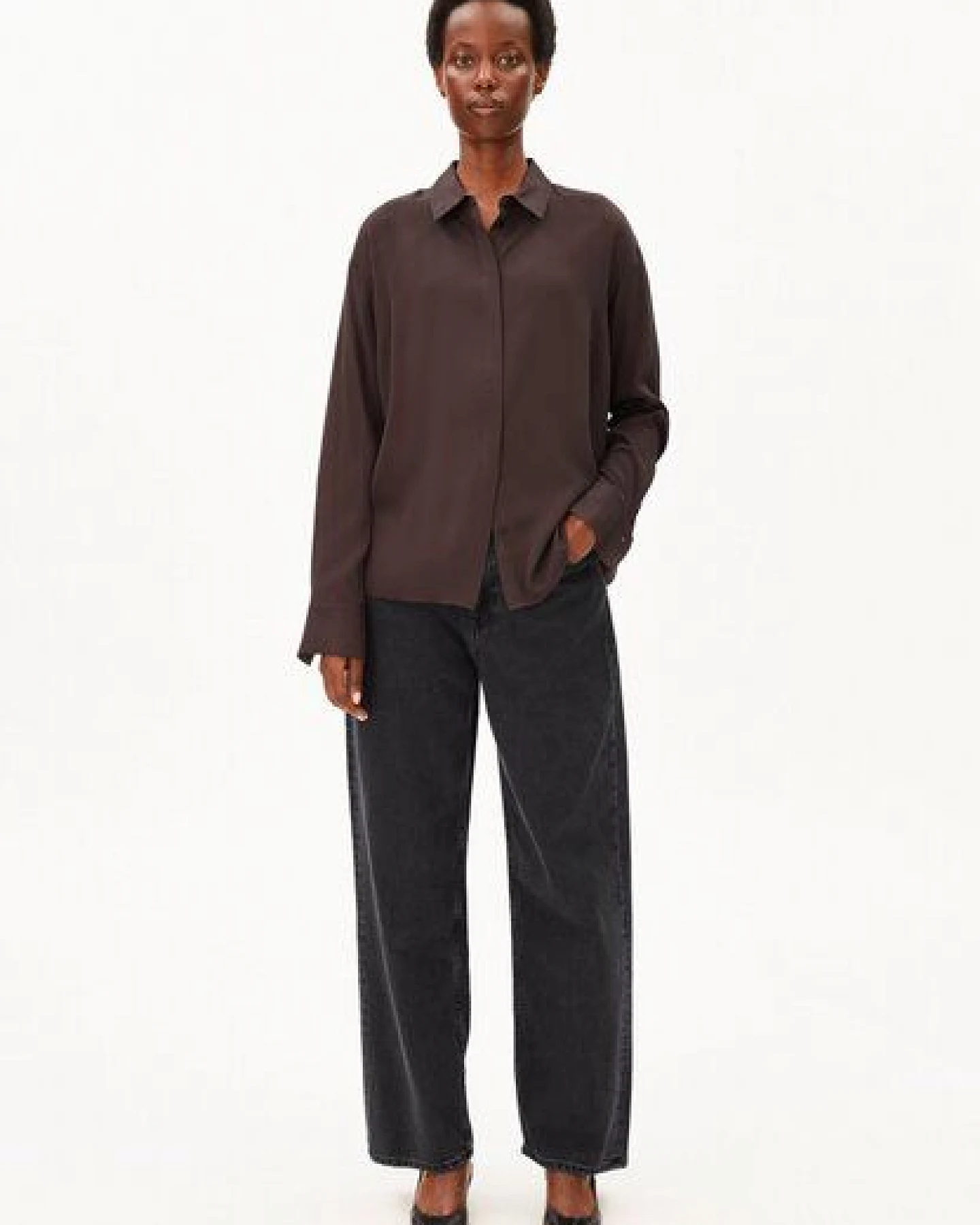 ARMEDANGELS LARISAANA Damen Bluse aus LENZING ECOVERO Viskose – Ansicht 4