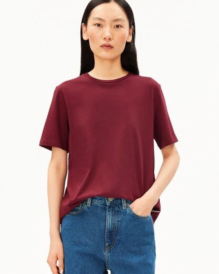 Produktseite: ARMEDANGELS LUALAA Damen T-Shirt aus Bio-Baumwolle