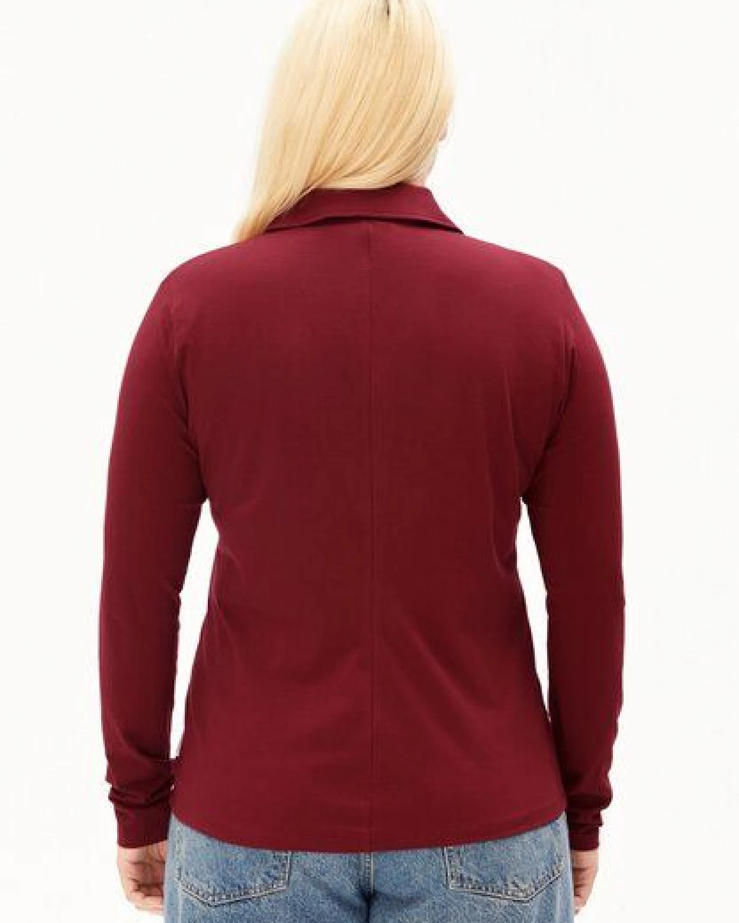 ARMEDANGELS NALAANNIA Damen Bluse aus Bio-Baumwoll Mix – Ansicht 2