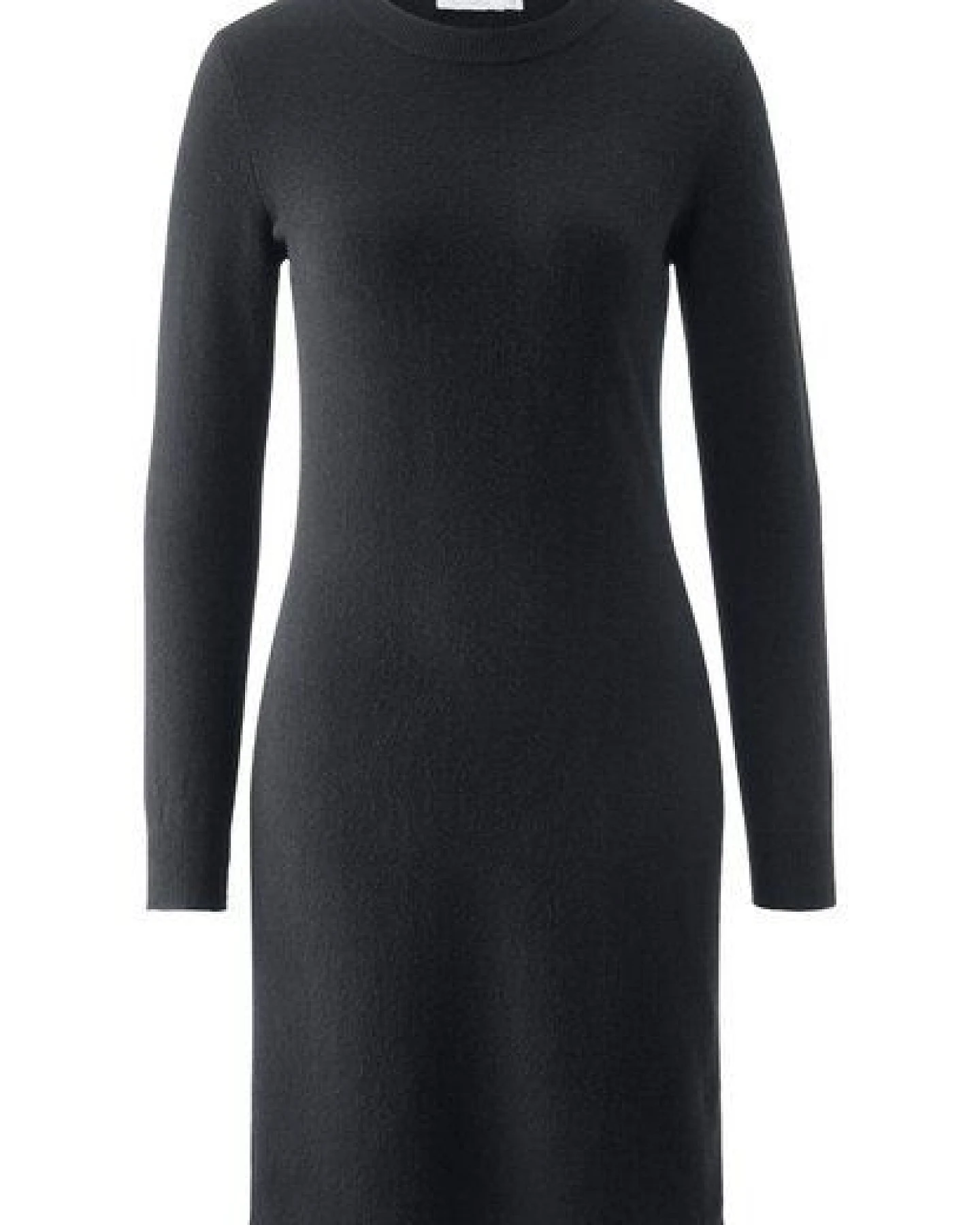 hessnatur Strick Kleid Regular aus Bio-Schurwolle mit Kaschmir – Ansicht 3