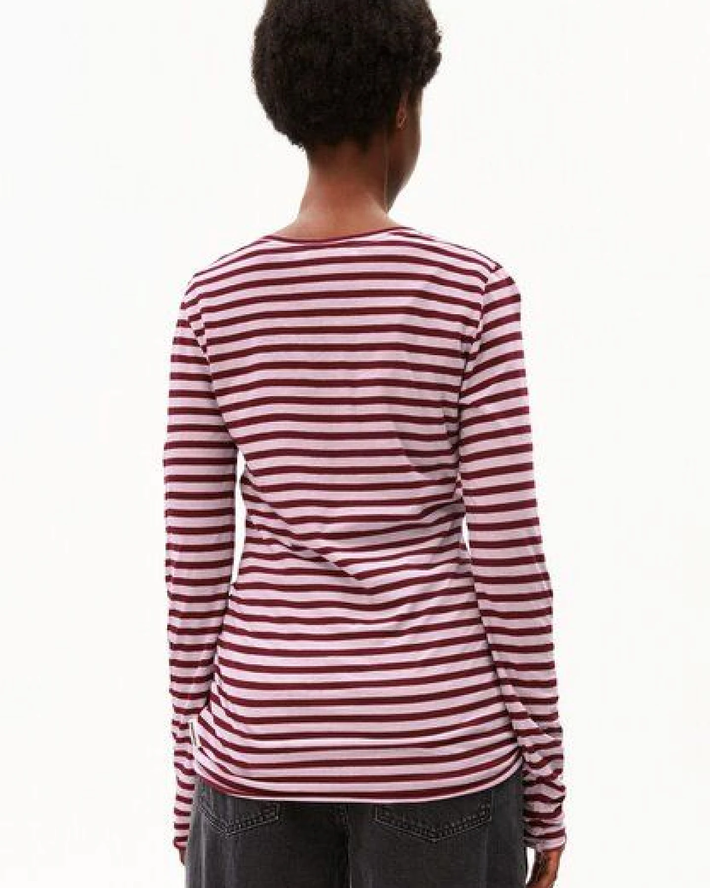 ARMEDANGELS EINIAARA STRIPES Damen Longsleeve aus Bio-Baumwolle – Ansicht 2