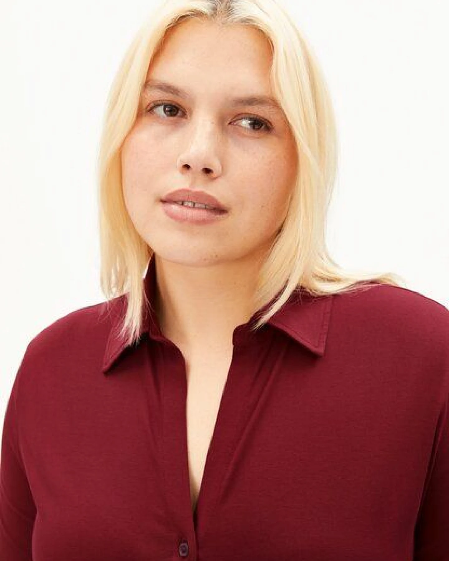 ARMEDANGELS NALAANNIA Damen Bluse aus Bio-Baumwoll Mix – Ansicht 3