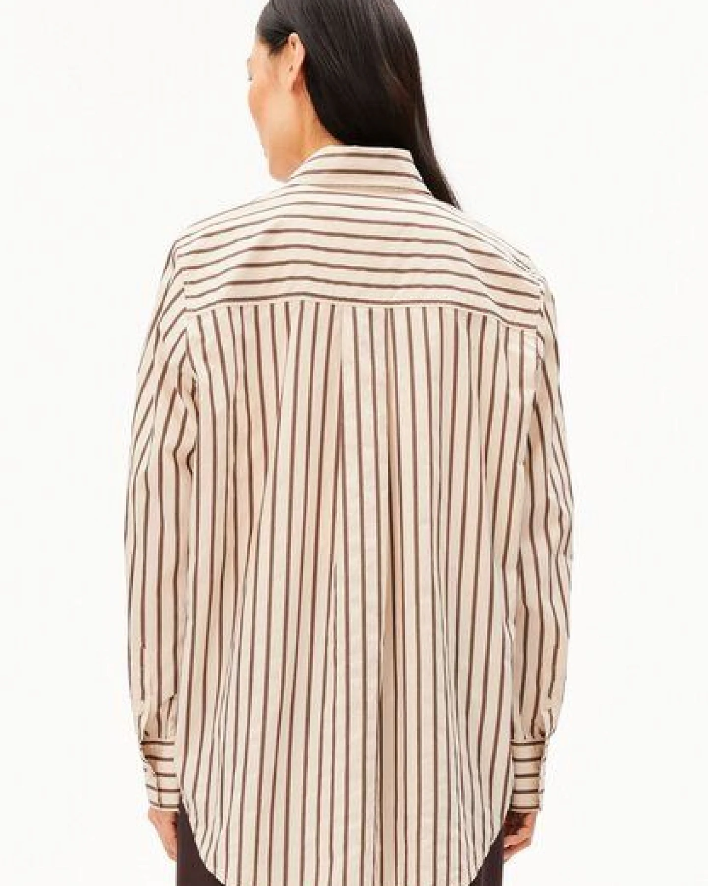 ARMEDANGELS STRIPE Damen Bluse aus 100% Bio-Baumwolle – Ansicht 2