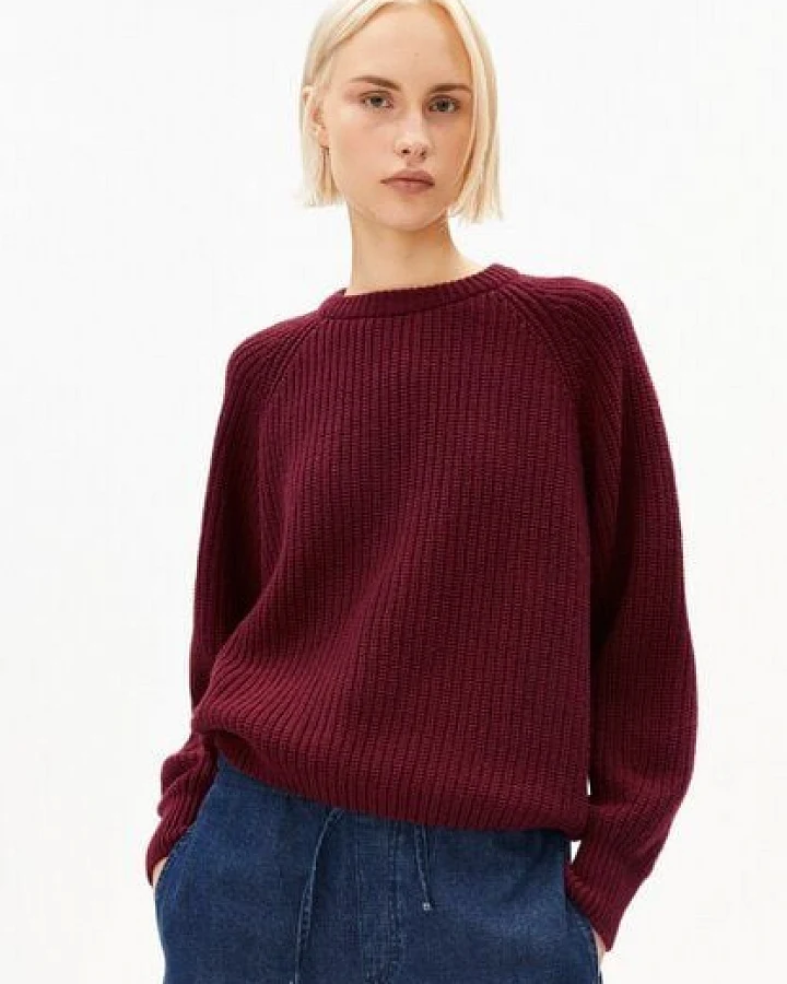 Produktseite: ARMEDANGELS KAAGI Damen Pullover aus Bio-Woll Mix