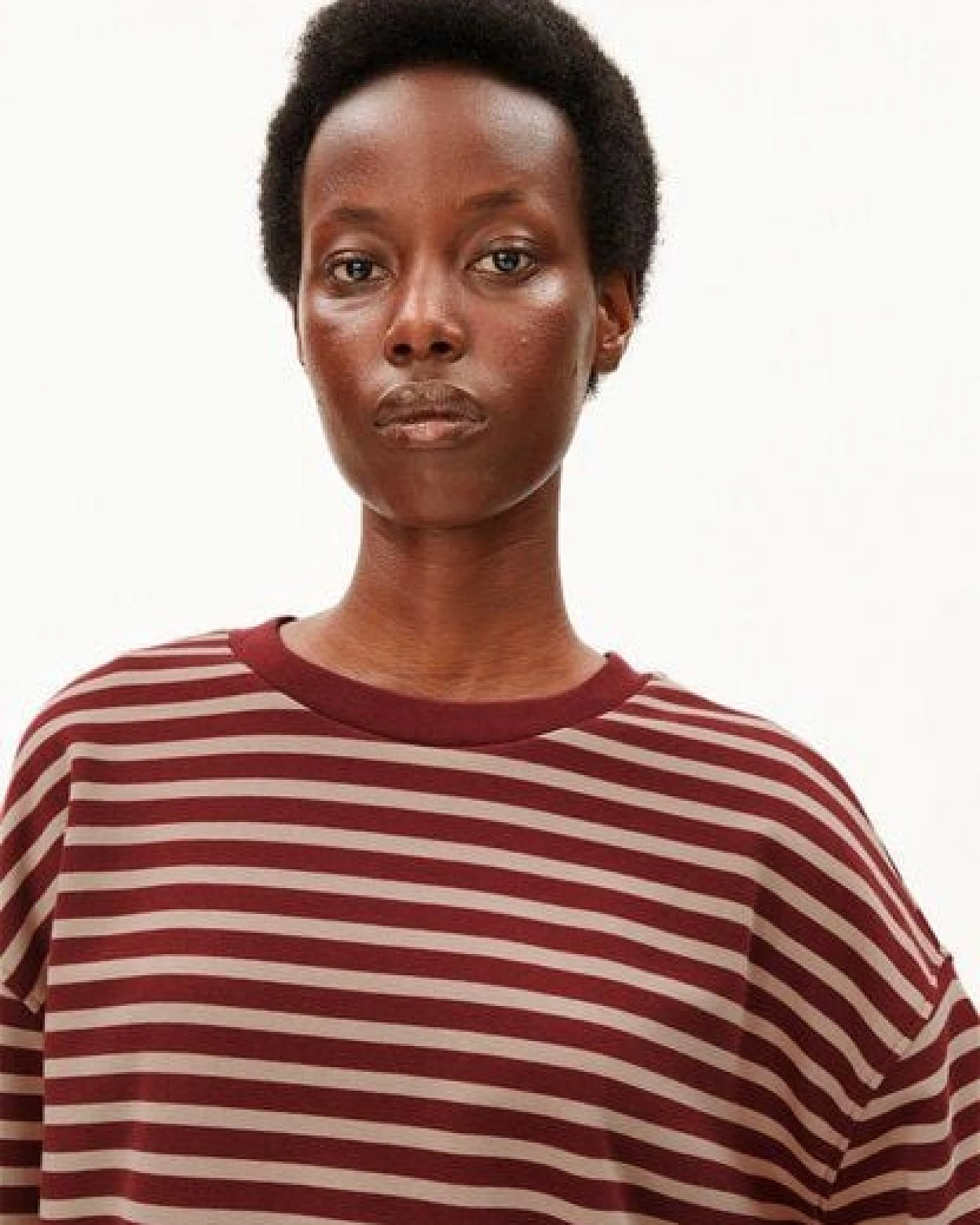 ARMEDANGELS FRANKAA MAARLEN STRIPE Damen Sweatshirt aus Bio-Baumwolle – Ansicht 3