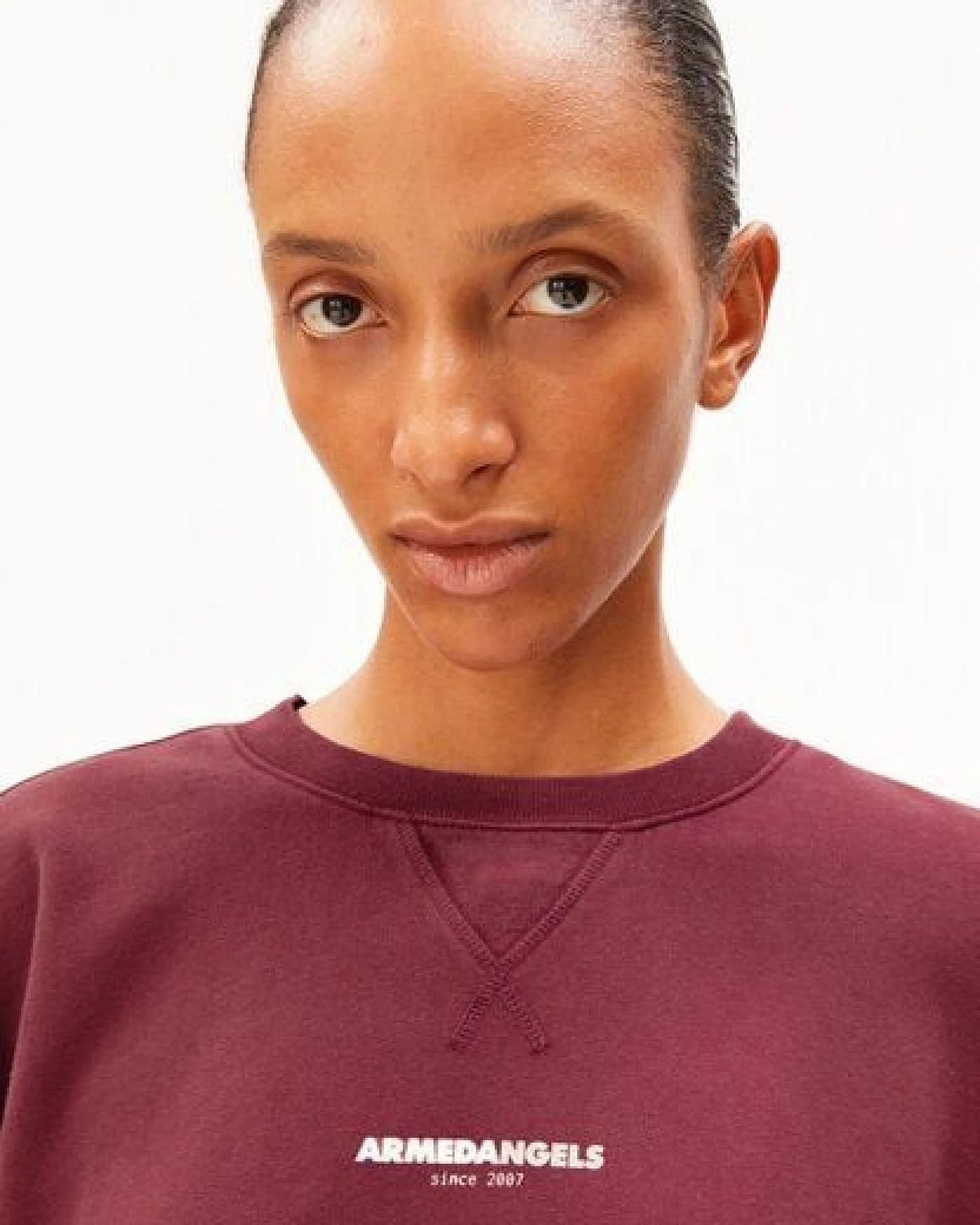 ARMEDANGELS GMT DYE CREWNECK Damen Sweatshirt aus Bio-Baumwolle – Ansicht 3
