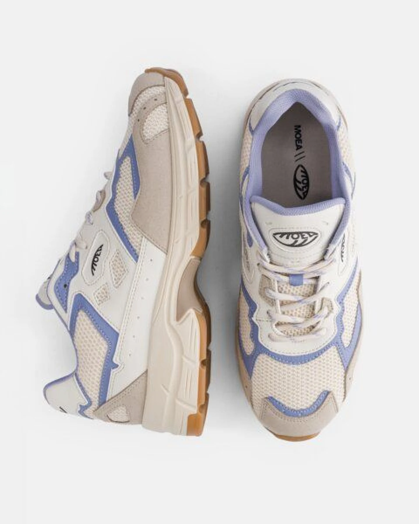 MoEa Sneakers Rush - Beige & Lila - Orange – Ansicht 2