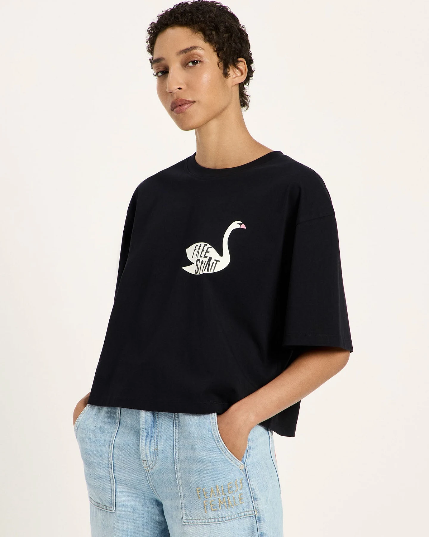 Oversized Statementshirt (GOTS) – Ansicht 3