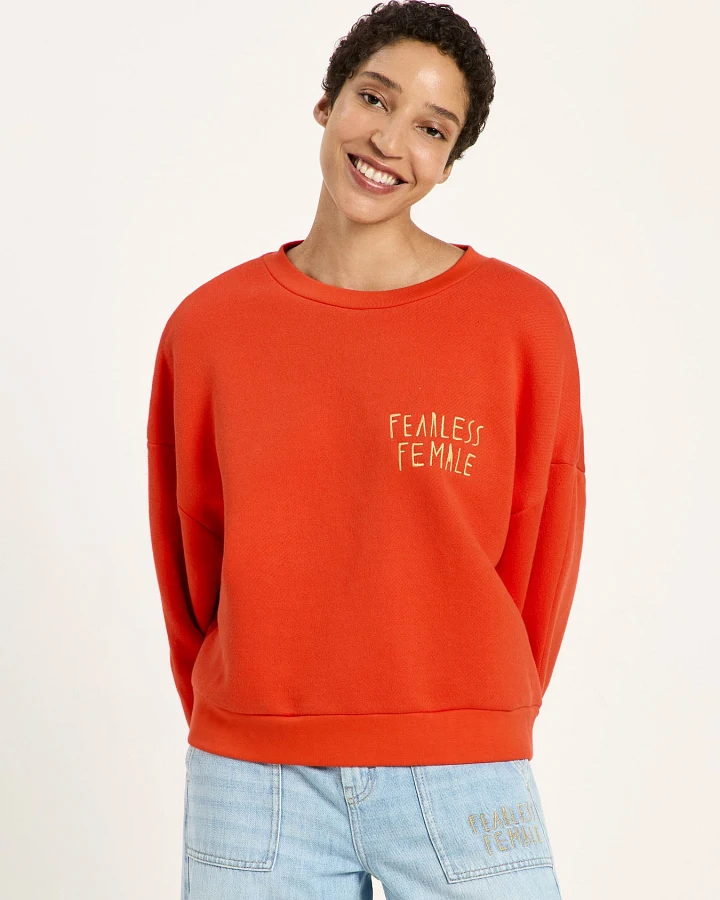 Statementsweatshirt (GOTS)