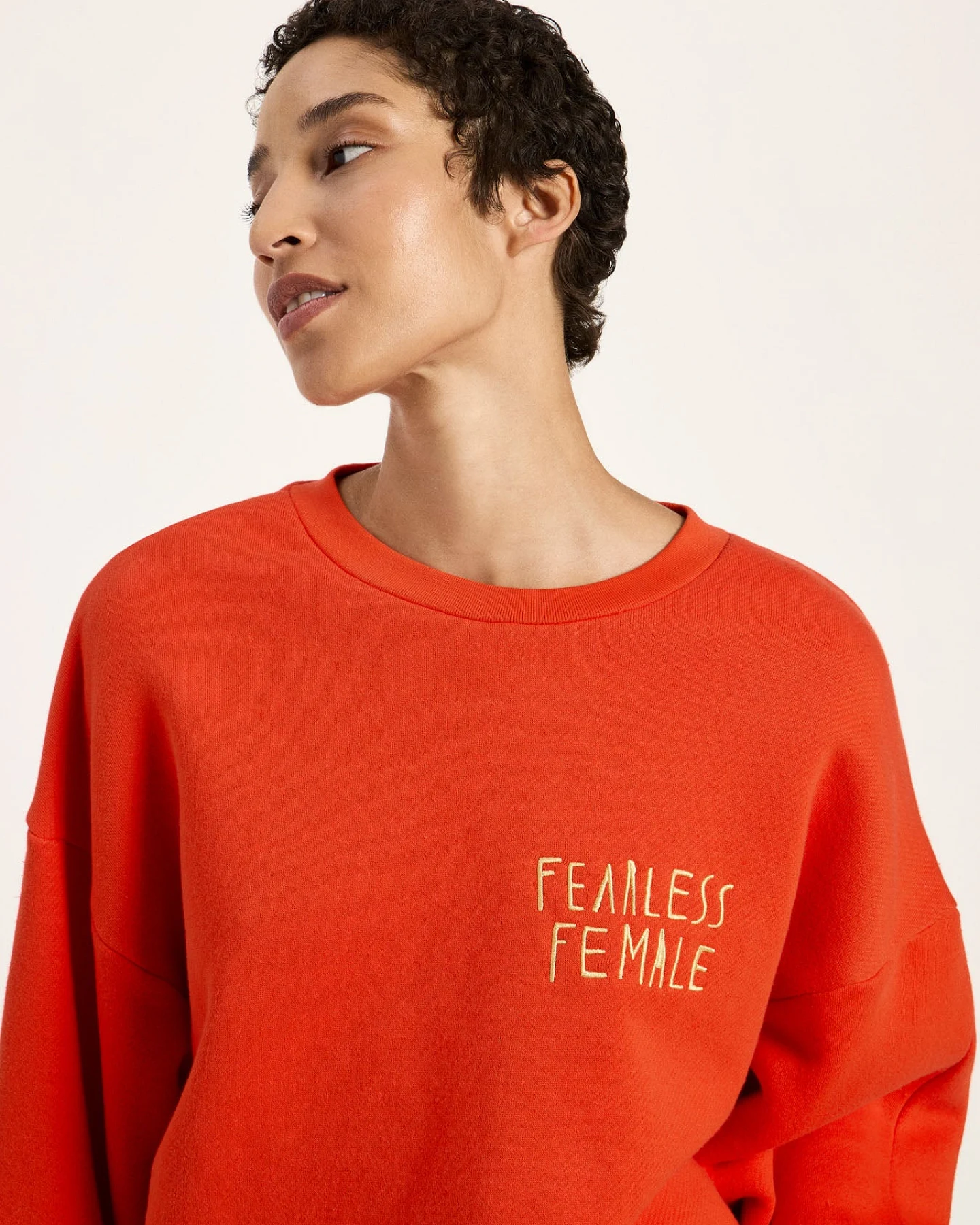 Statementsweatshirt (GOTS) – Ansicht 3