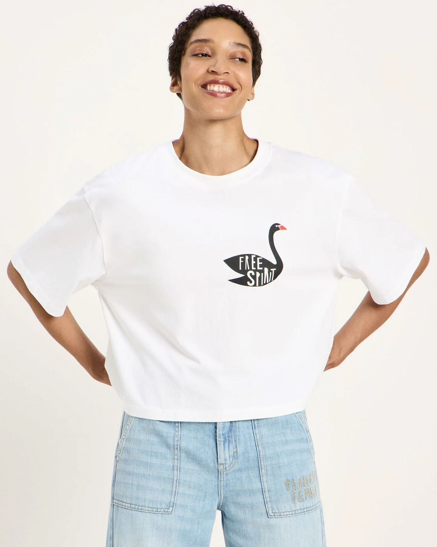 Oversized Statementshirt (GOTS) – Ansicht 2