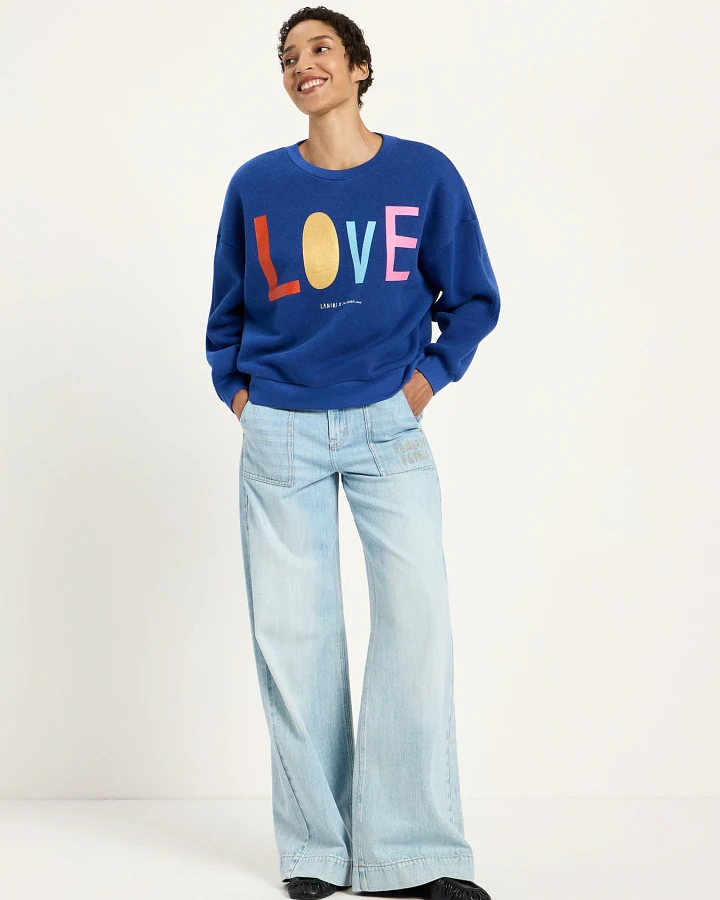 Statementsweatshirt (GOTS)