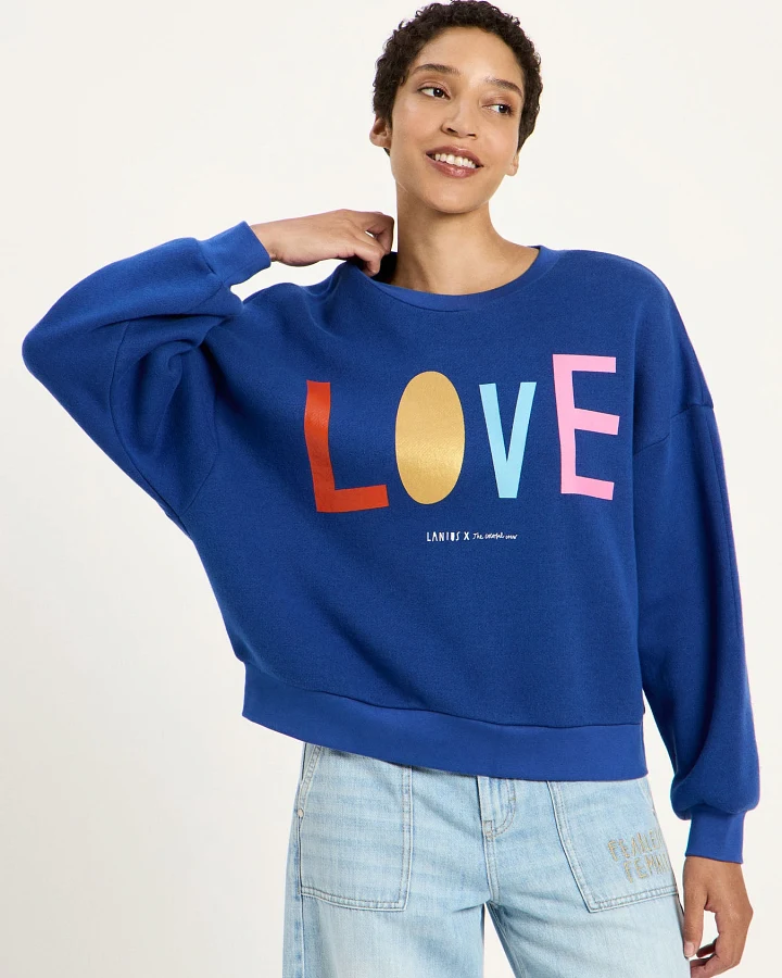 Statementsweatshirt (GOTS)