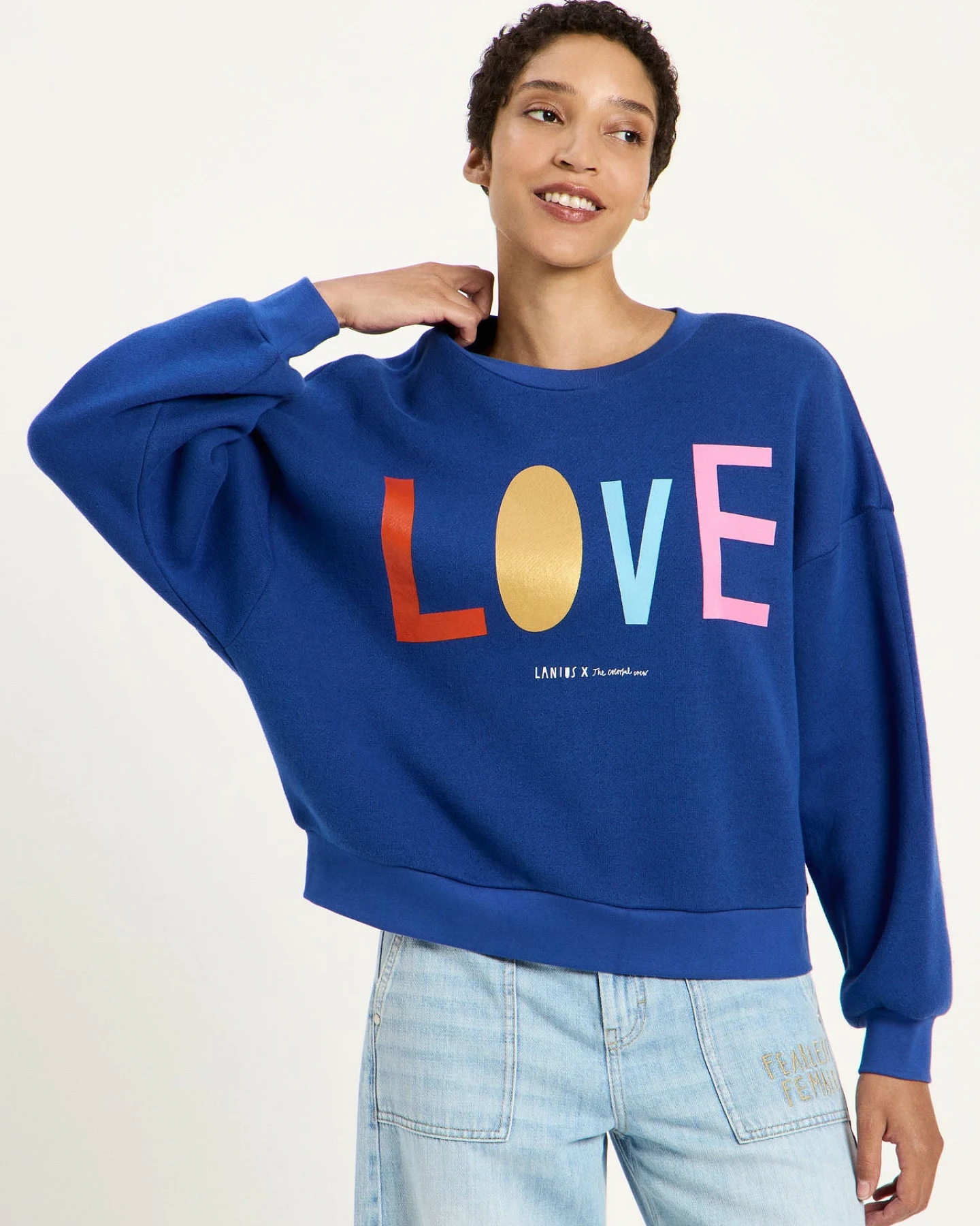 Statementsweatshirt (GOTS) – Ansicht 2