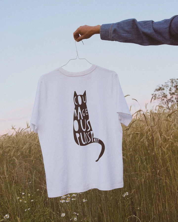 Statementshirt "CAT" (GOTS)