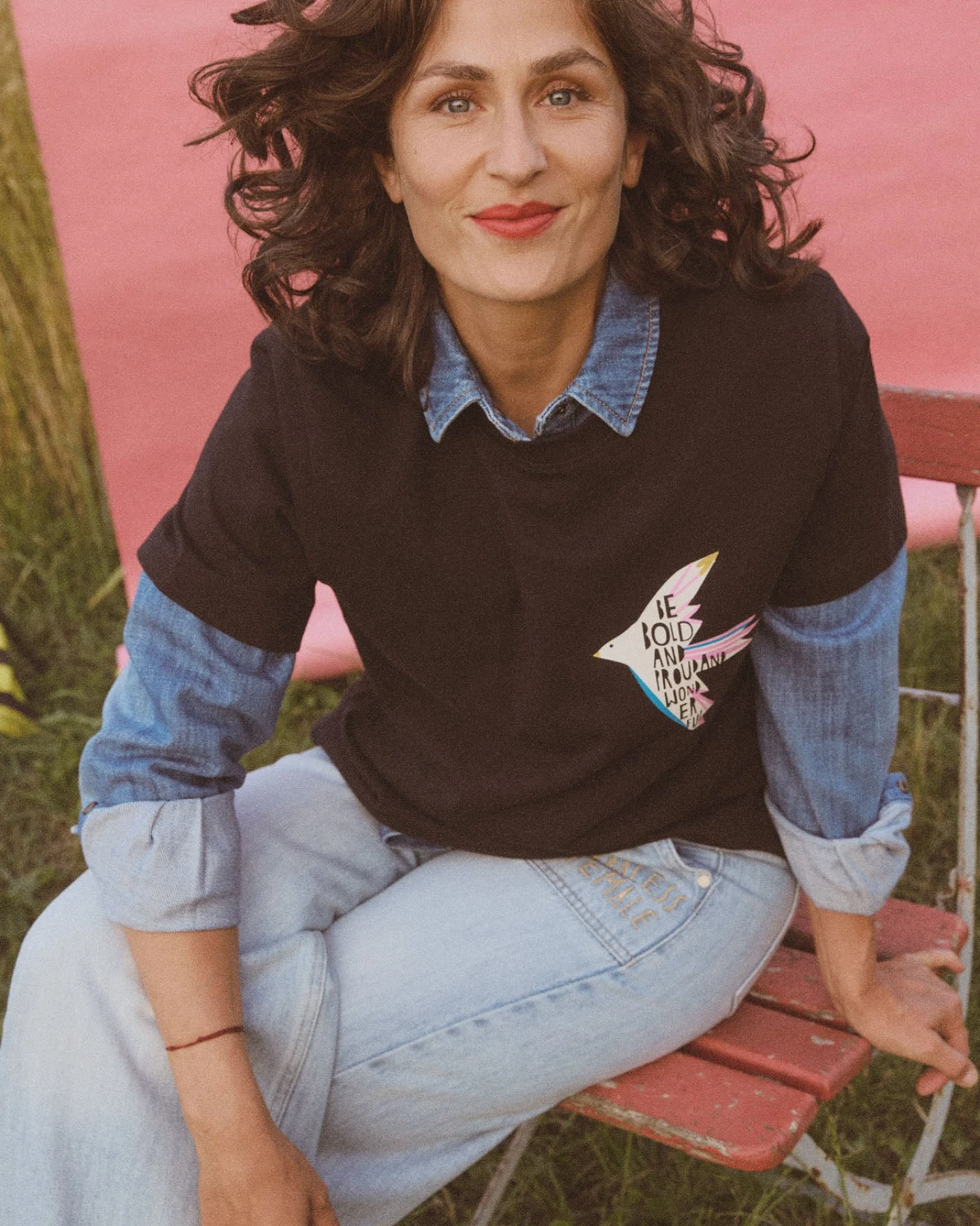 Statementshirt "BIRD" (GOTS) – Ansicht 5