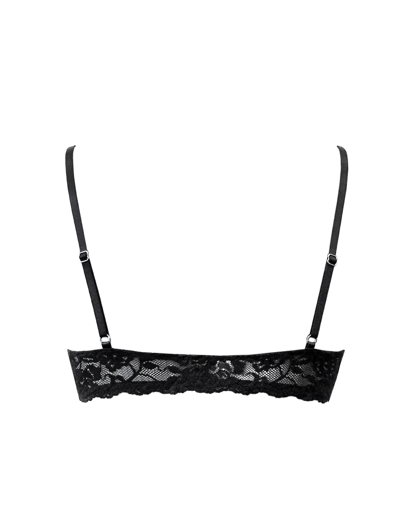 Anekdot Damen vegan Bralette Ether Soft Bra Amber Schwarz – Ansicht 2