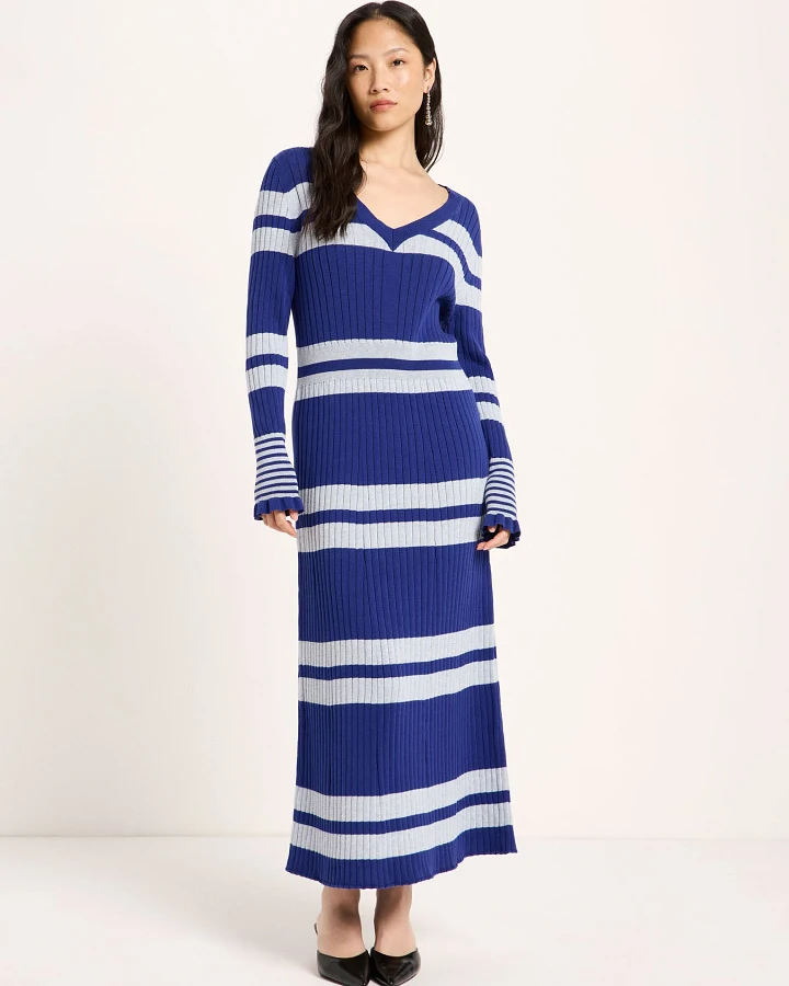 Rippen Strickkleid (GOTS)