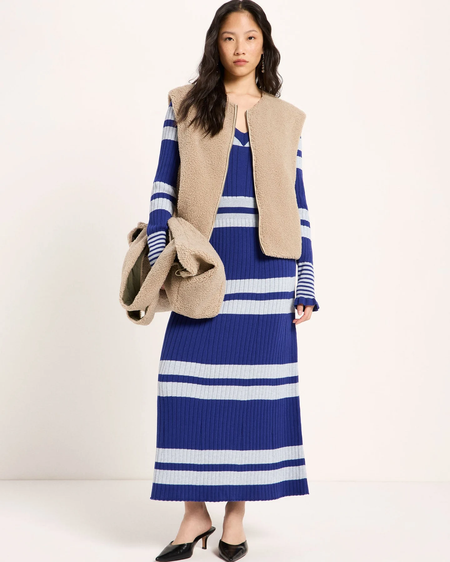 Rippen Strickkleid (GOTS) – Ansicht 2