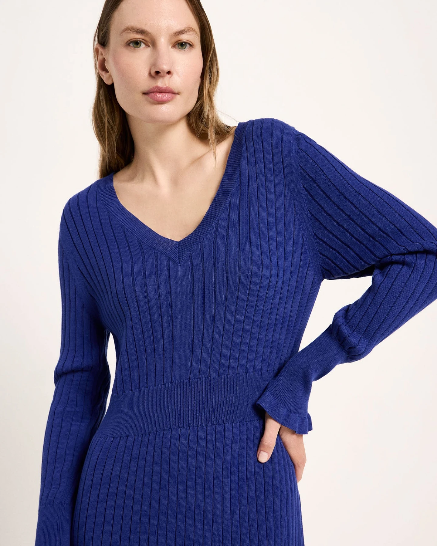 Rippen Strickkleid (GOTS) – Ansicht 2