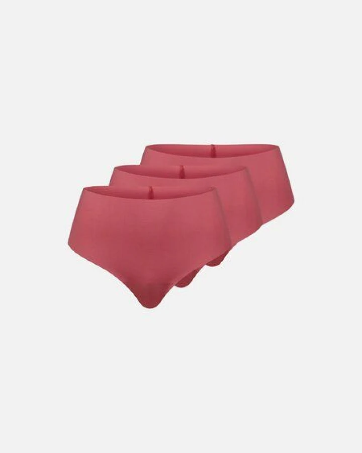 Produktseite: erlich textil Light Touch High Waist Brazil String im 3er Pack mit weichem Modal, made in Europe