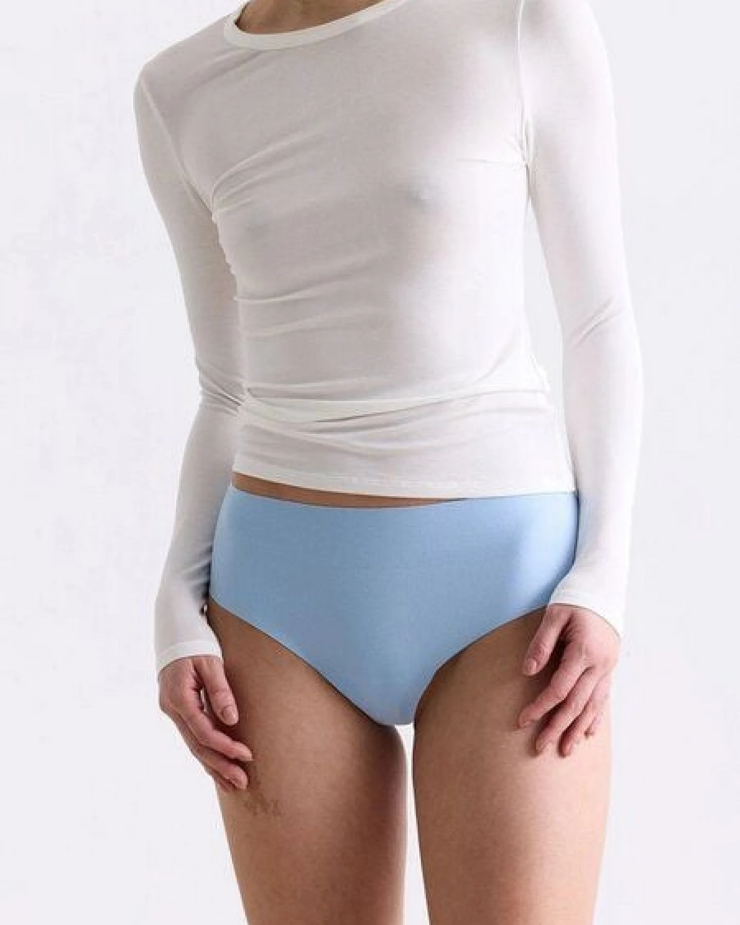 erlich textil Light Touch High Waist Brazil String im 3er Pack aus weichem Modal, made in Europe – Ansicht 4