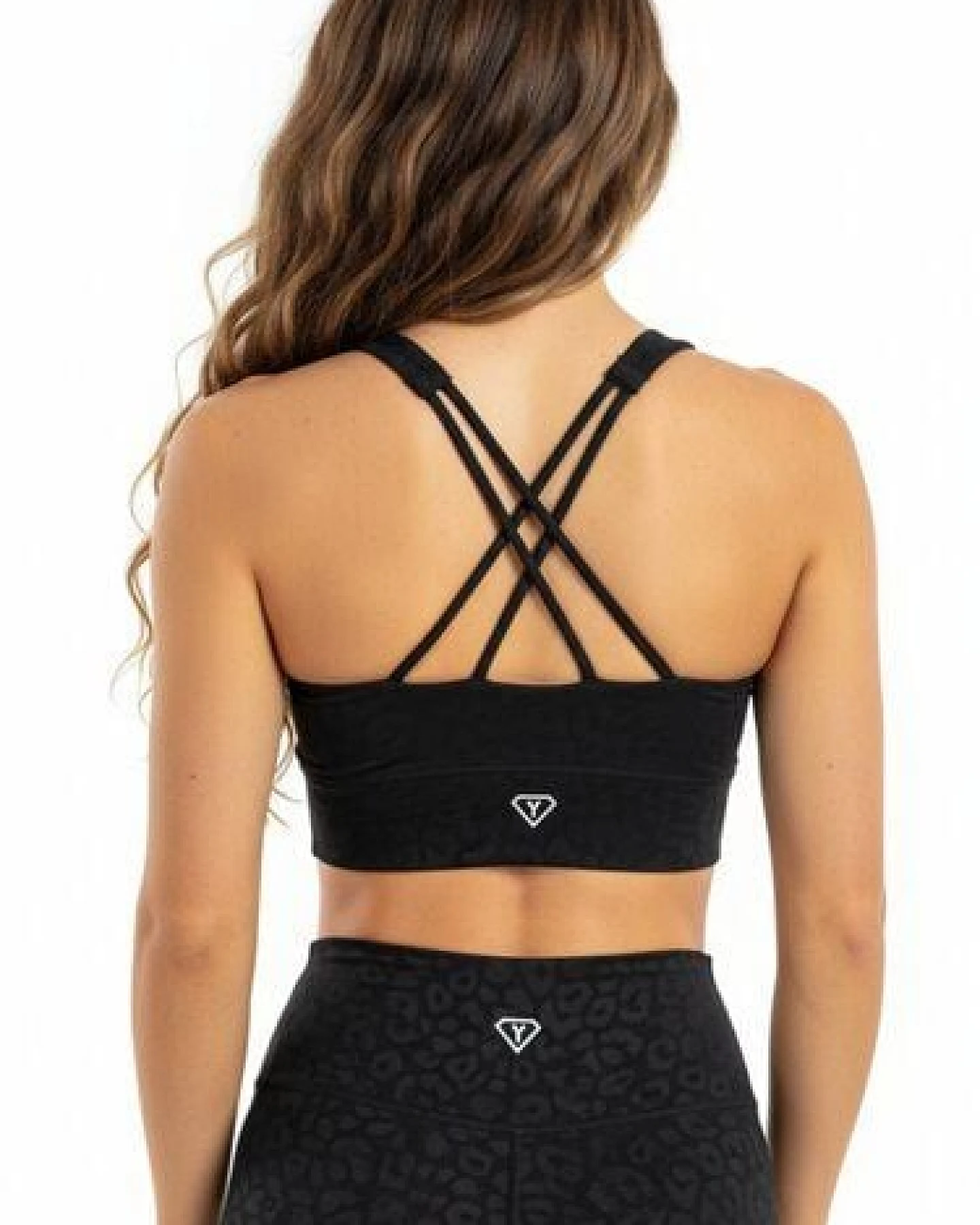 Yoga Hero Sport BH Leopard ecoNYL mit herausnehmbaren Pads – Ansicht 4