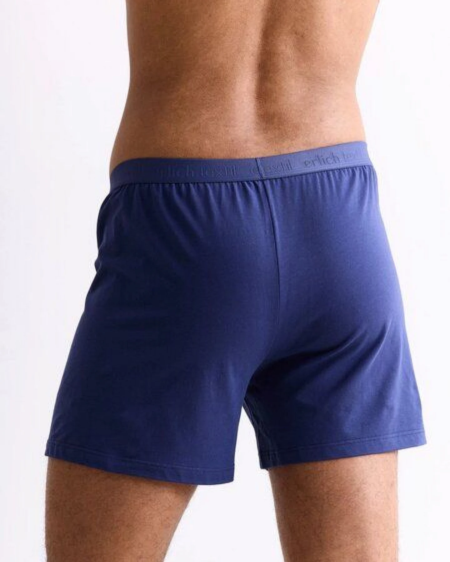 erlich textil Casual Cotton Boxers im 3er Pack, weite Boxershorts aus Bio-Baumwolle, made in Europe – Ansicht 2