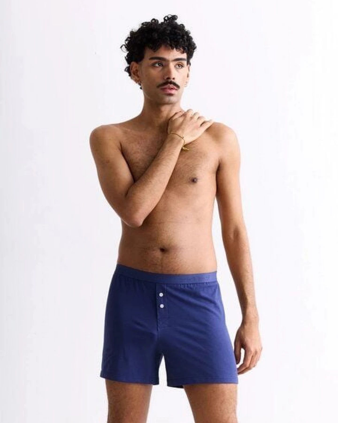 erlich textil Casual Cotton Boxers im 3er Pack, weite Boxershorts aus Bio-Baumwolle, made in Europe – Ansicht 3