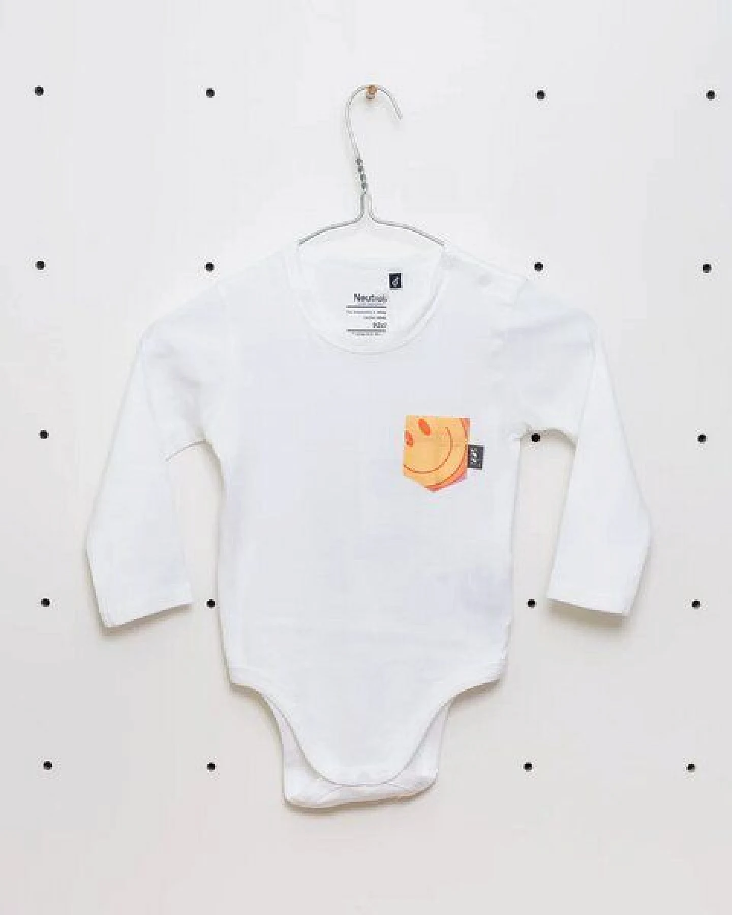 soki Nachhaltiger Baby Body Langarm - Good Vibes Edition – Ansicht 2