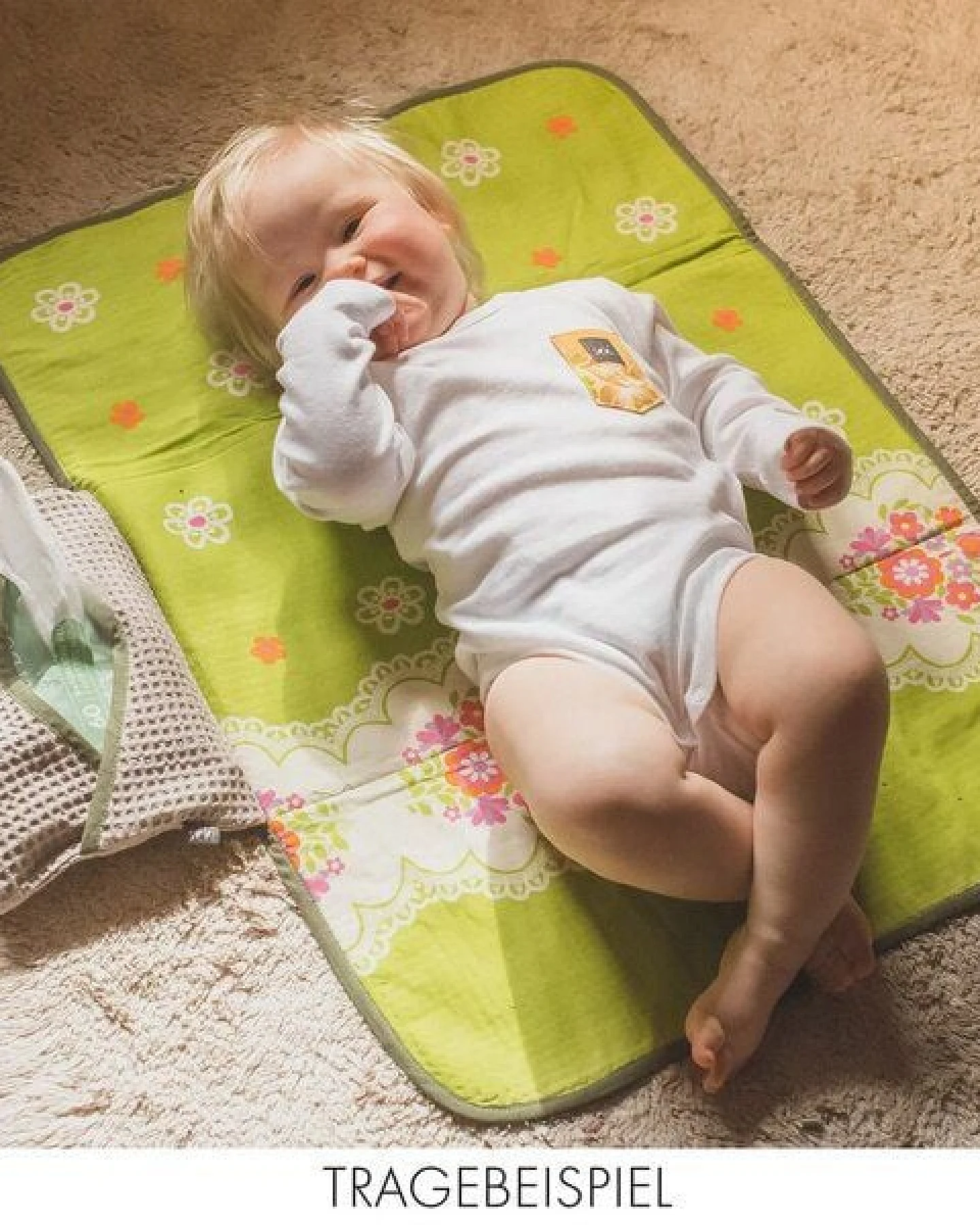 soki Nachhaltiger Baby Body Langarm - Good Vibes Edition – Ansicht 4