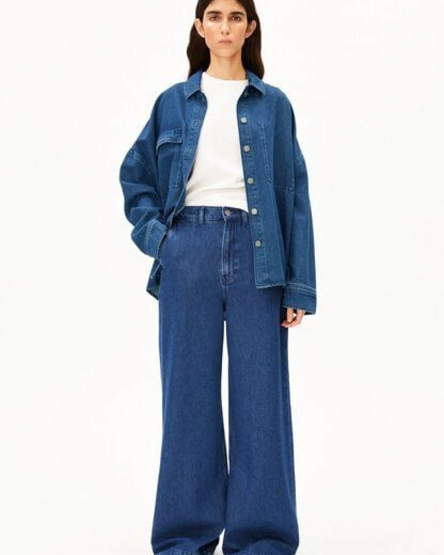 ARMEDANGELS WIDE LEG DENIM Damen TENCEL Lyocell Mix – Ansicht 4